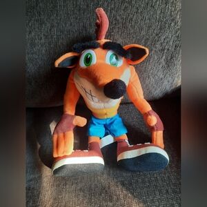 Vintage Crash Bandicoot 2001 18" Play by Play Plush